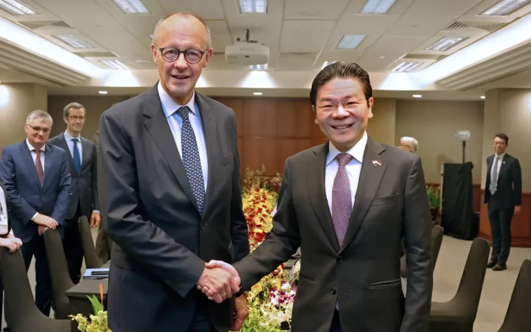 Merz wirbt in Asien für Koreas Wiedervereinigung